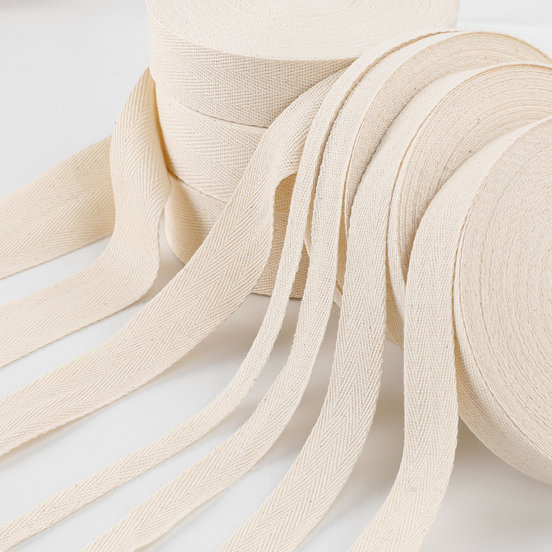 Ribbon Wired Satin - Beige linten 10/15/20/25/30/40/50/60mm breedte Twill katoen