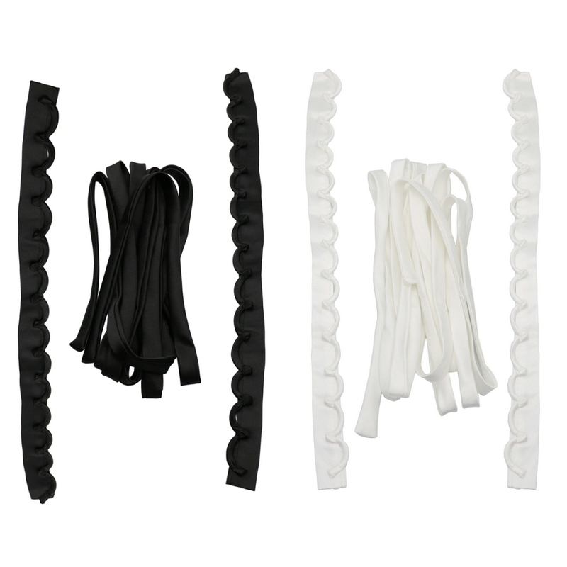 Ribbon Wired Satin - 3 Stks/set Satijnen Trouwjurk Met Rits