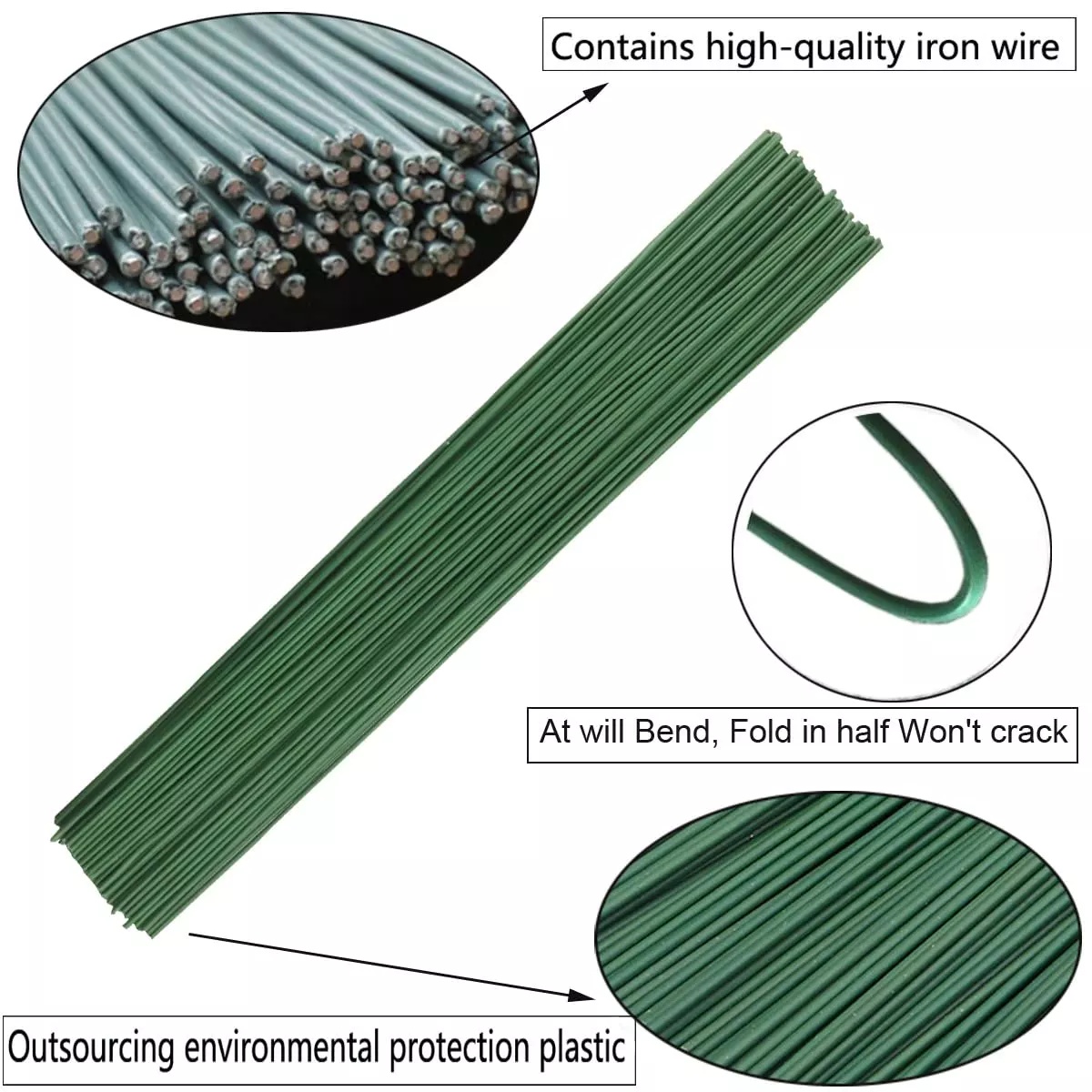 50 Stuks Groene Bloemen Draad  - Wire Stem Florist recensie en prijs