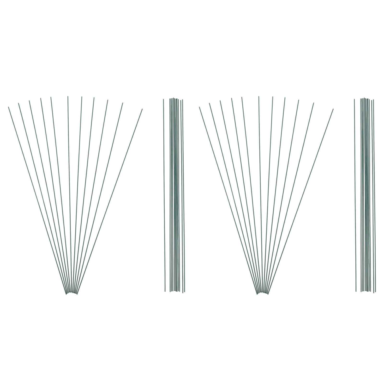 180 stuks groene bloemistendra - Wire Stem Florist recensie en prijs