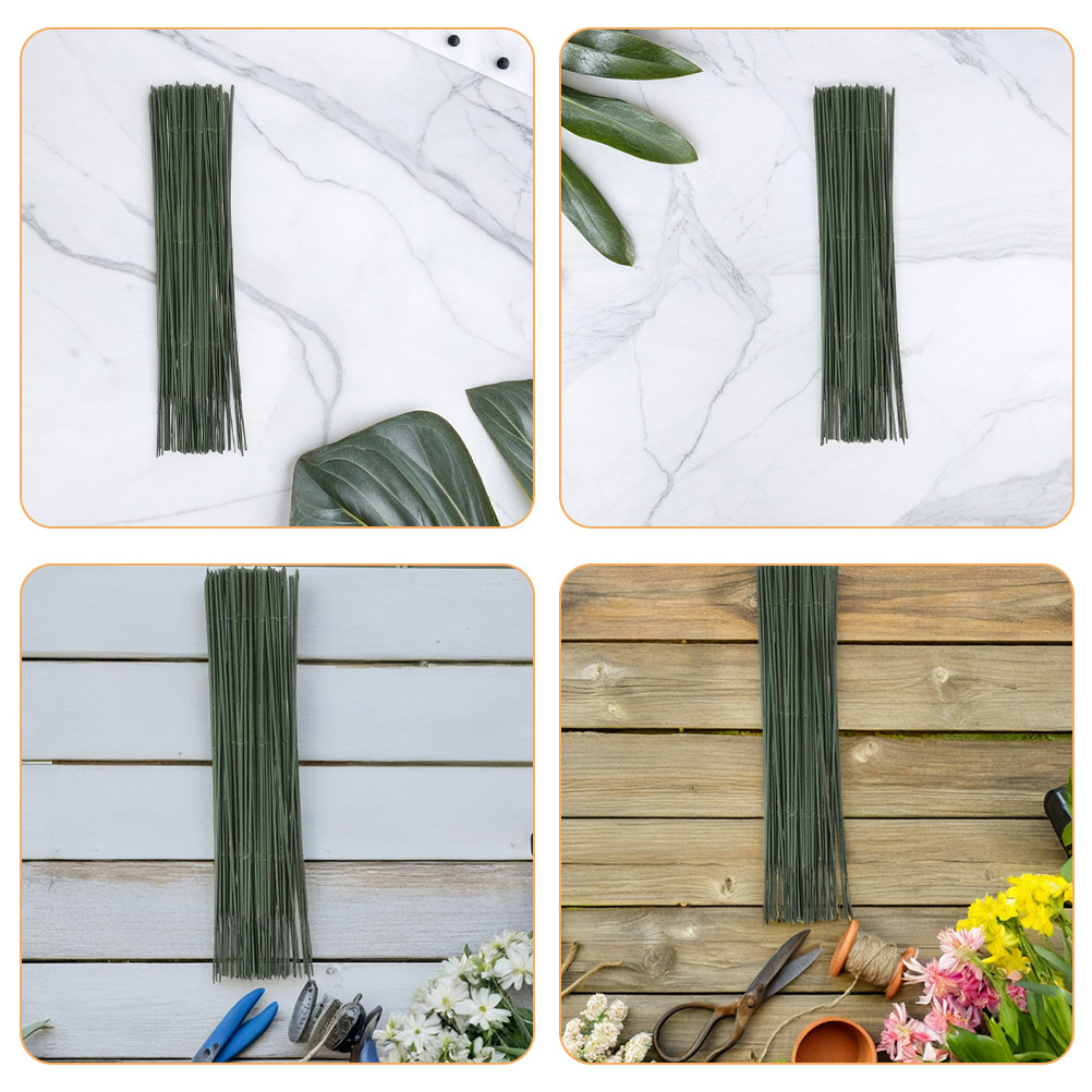 100 stuks groene bloemistendra - Wire Stem Florist recensie en prijs