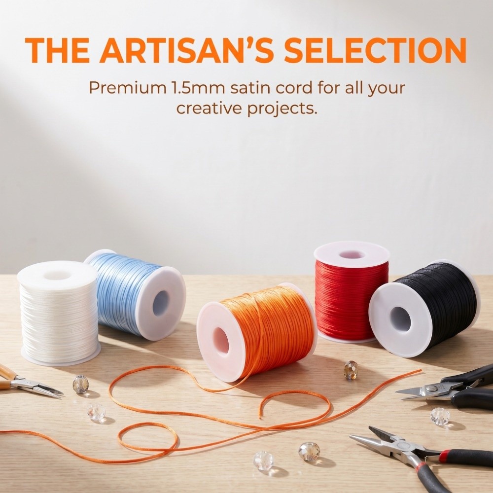 100m gevlochten satijnen koord - Ribbon Wired Satin recensie en prijs