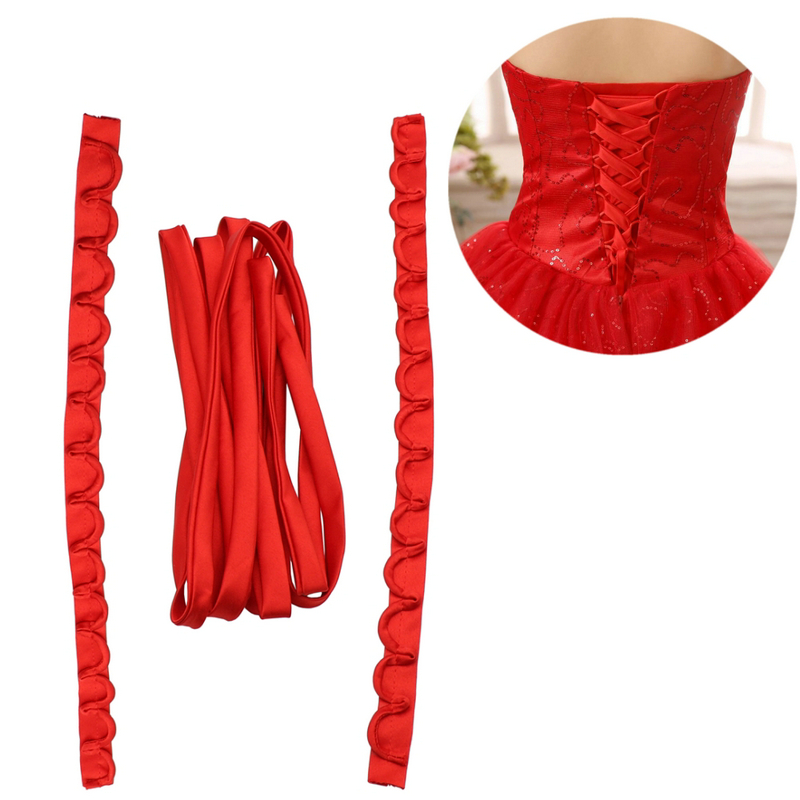3 Stks/set Satijnen Trouwjurk  - Ribbon Wired Satin recensie en prijs