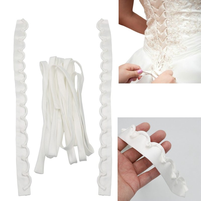 3 Stks/set Satijnen Trouwjurk  - Ribbon Wired Satin recensie en prijs
