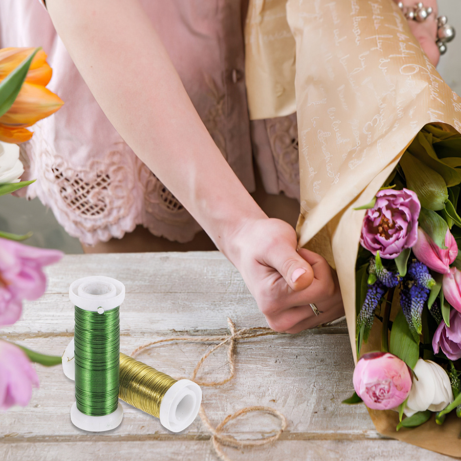 2 Rollen Premium Bloemistendra - Wire Stem Florist recensie en prijs