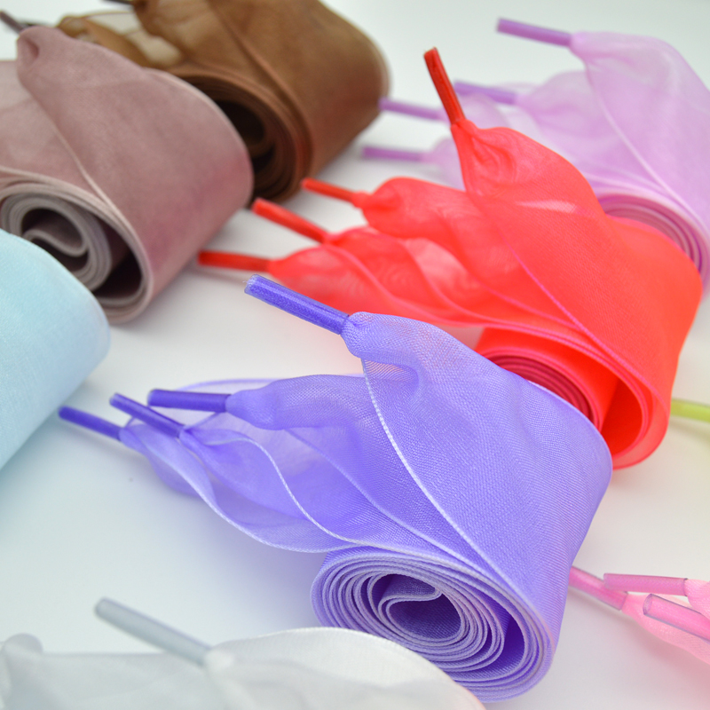 1 paar 4 cm brede organza scho - Ribbon Wired Satin recensie en prijs