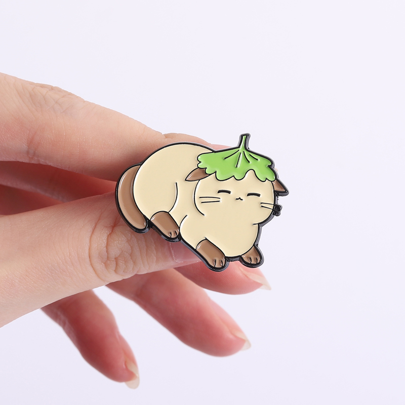 Bloemen Blad Hoed Emaille Pins - Flower Frog Pin recensie en prijs