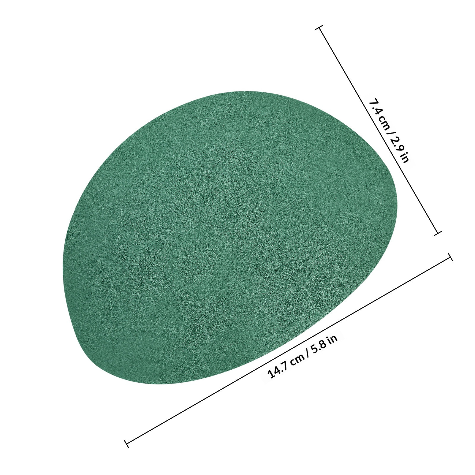 2 stuks groene halfronde bloem - Floral Foam Oasis recensie en prijs