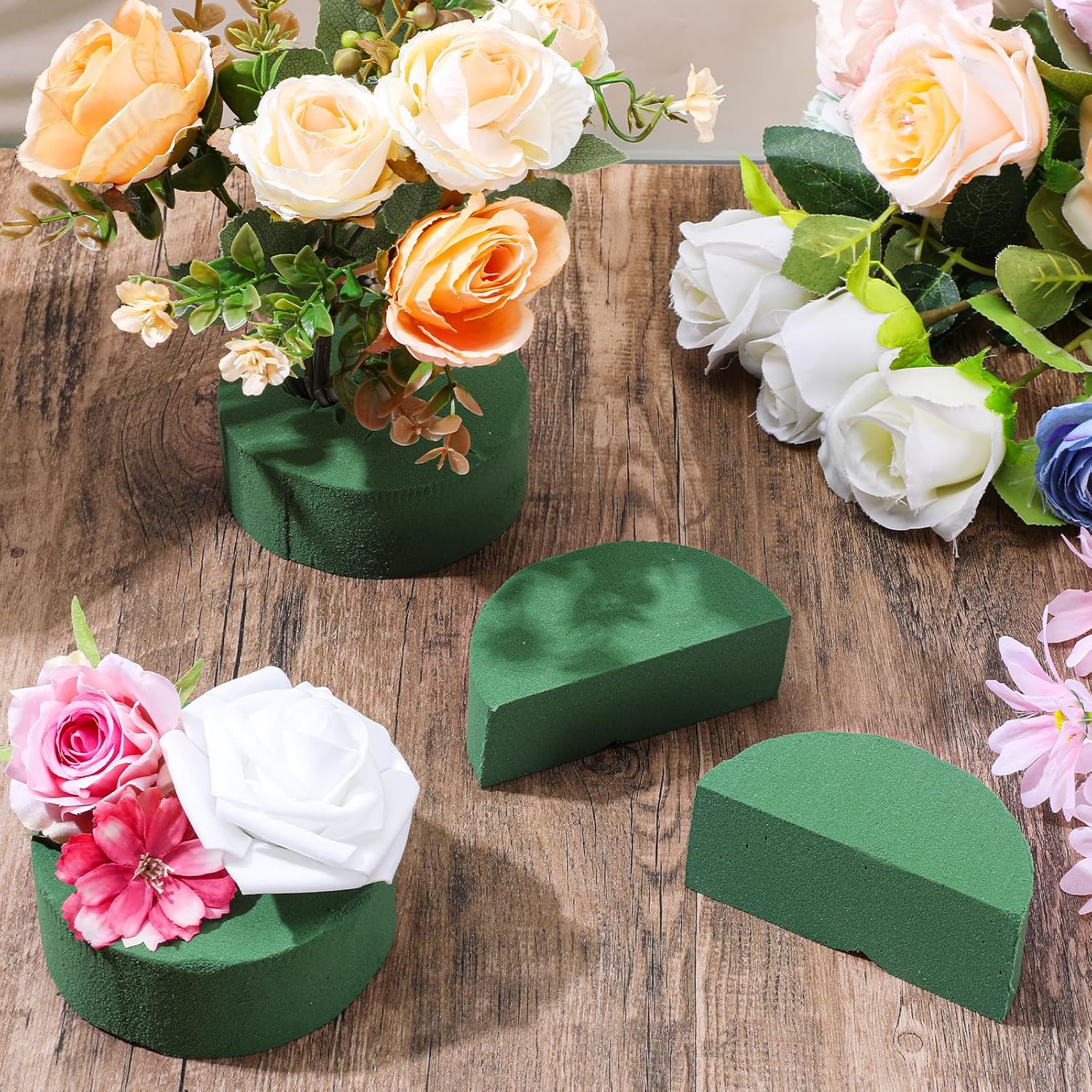 Groene ronde bloemschuimblokke - Floral Foam Oasis recensie en prijs